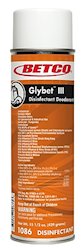 Betco Glybet III Disinfectant, Citrus Bouquet Scent, Aerosol, 15.5 Oz, 12/CT