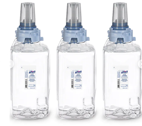 Gojo Purell Green Certified Instant Foam Hand Sanitizer, Fragrance Free, ADX, 1200 ml, 3/CT